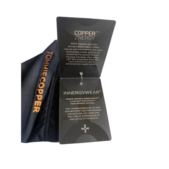 TOMMIE COPPER COMPRESSION VITALITY KNEE SLEEVE Black SIZE SML NEW - Picture 2 of 4